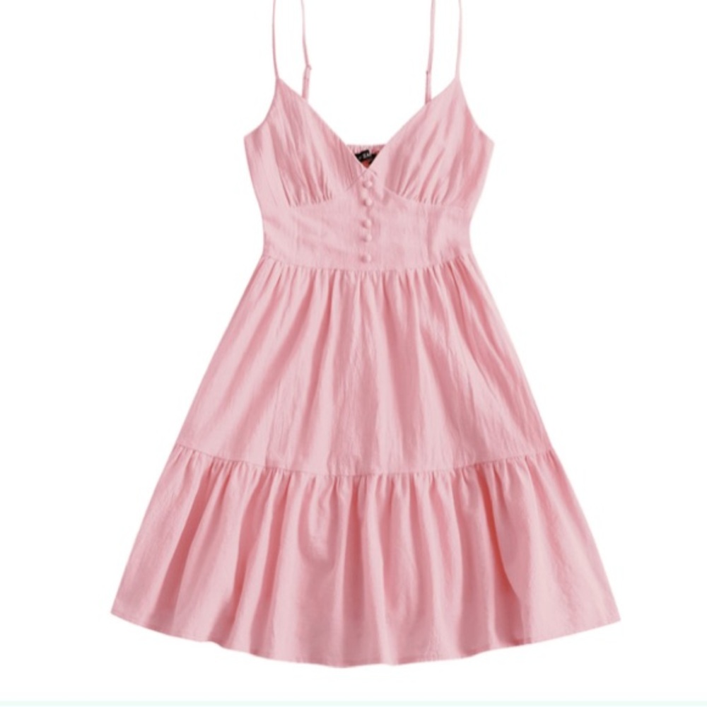 Zaful Pink Midi Dress